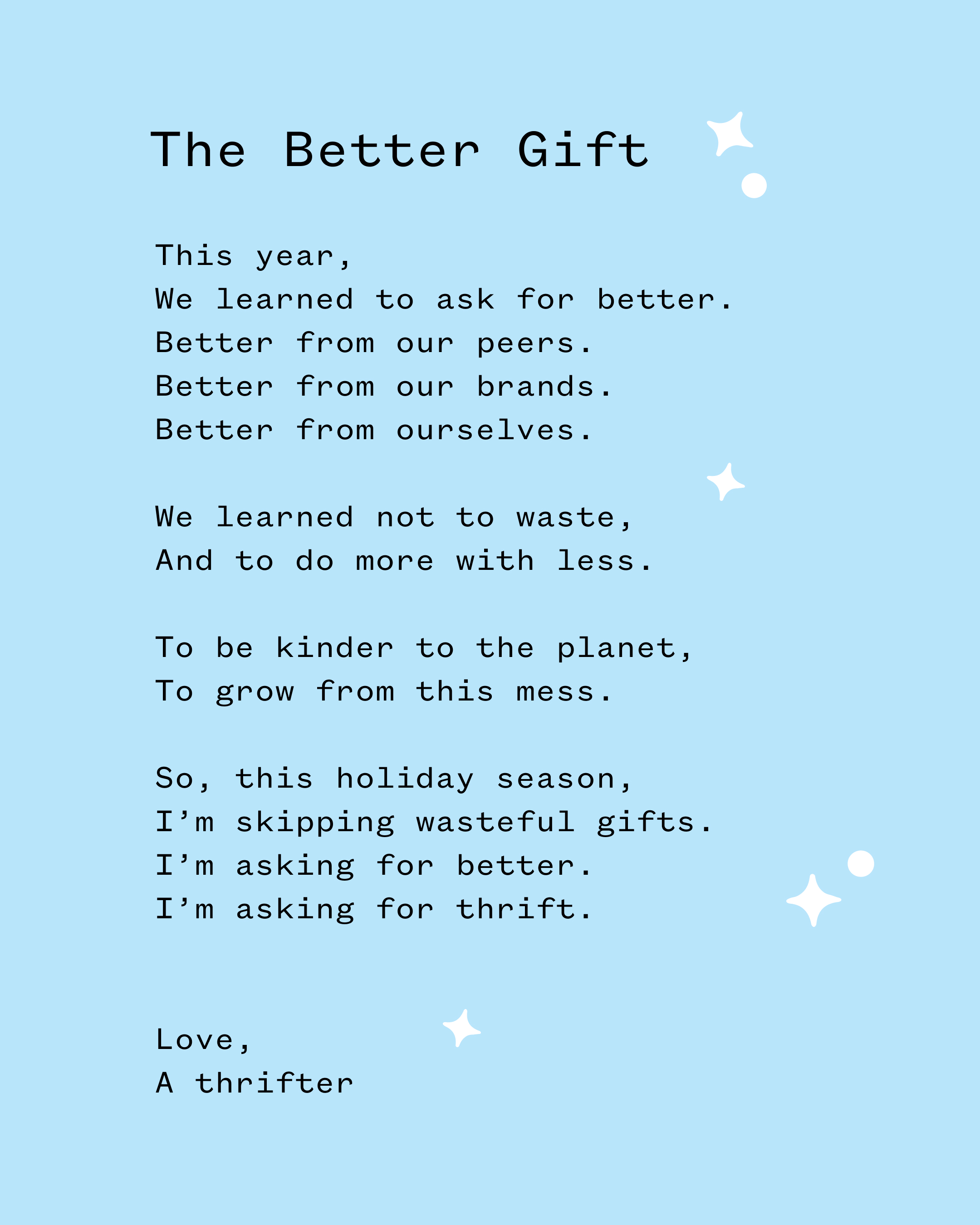 The better gift