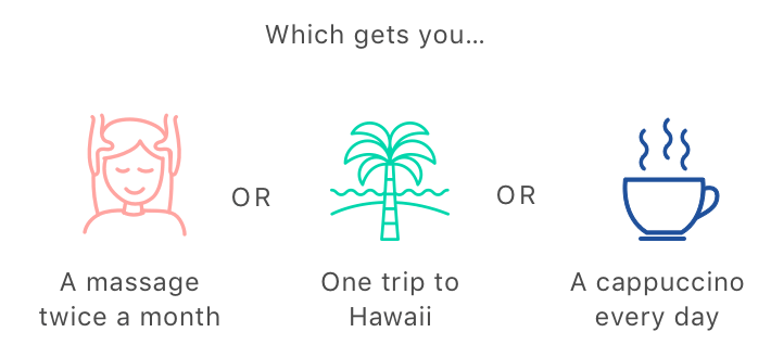 Spending your savings on these